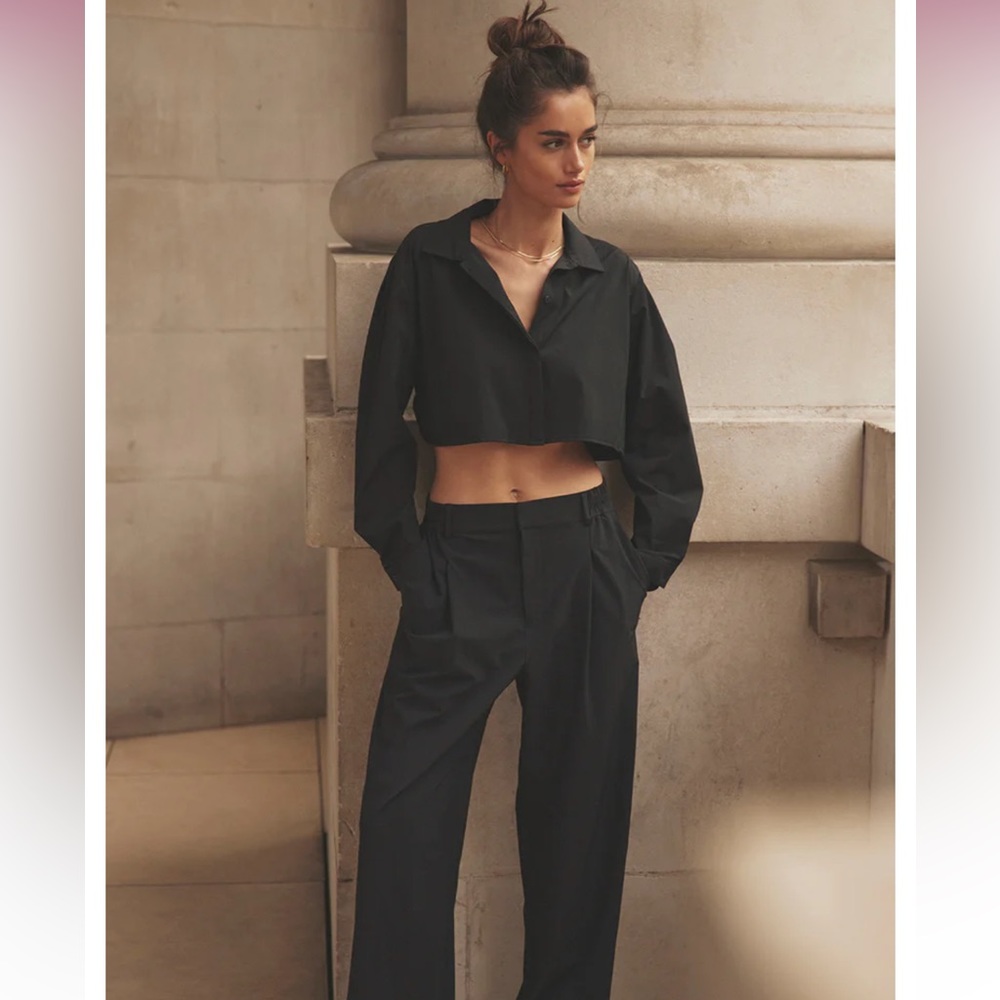 Alo Yoga HIGH-WAIST PURSUIT TROUSER, Black Size M